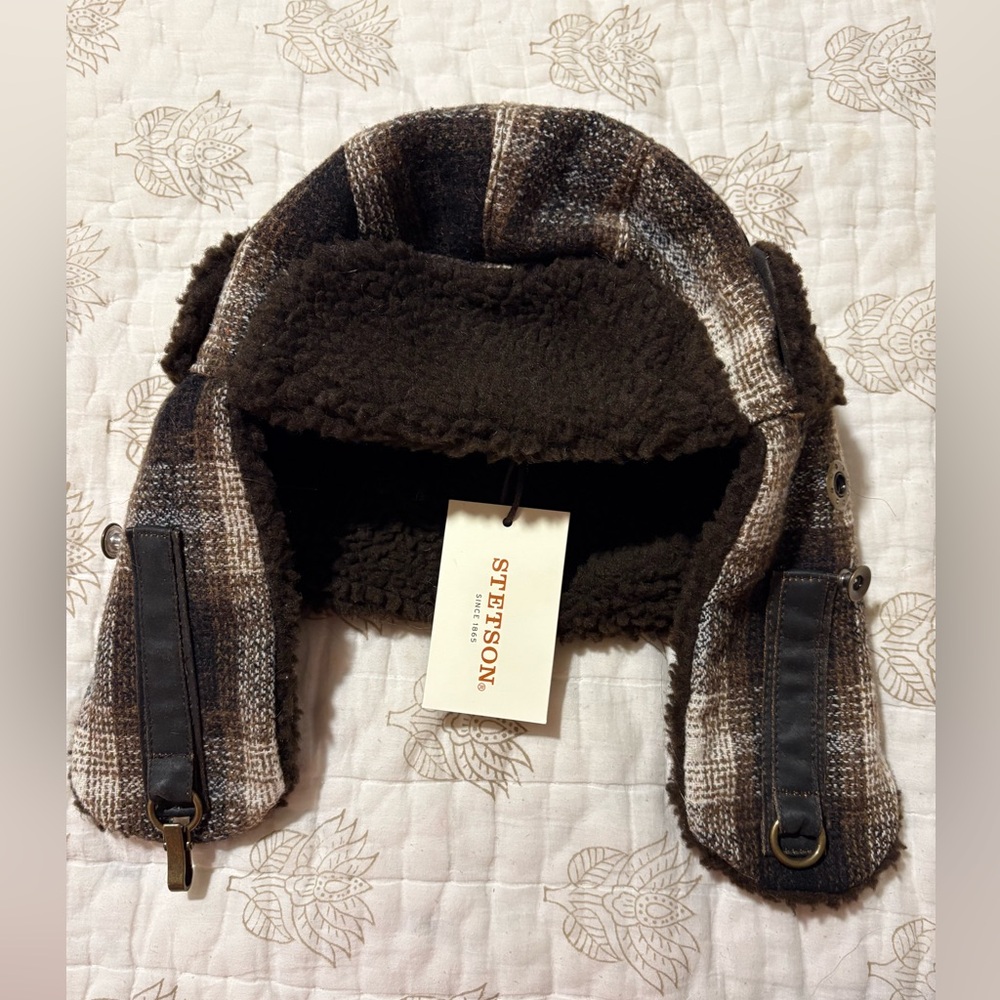 Stetson Black Trapper Hat